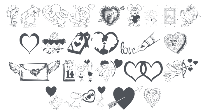 KR Be Mine Font