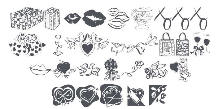 KR Be Mine Forever Font