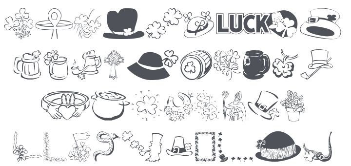 KR Bits O'Shea Font