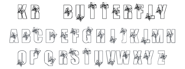 KR Butterfly 3 Font