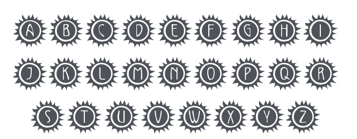 KR California Sun Font