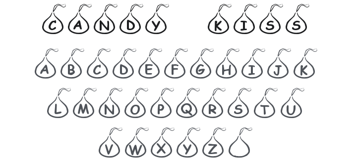 KR Candy Kiss Font
