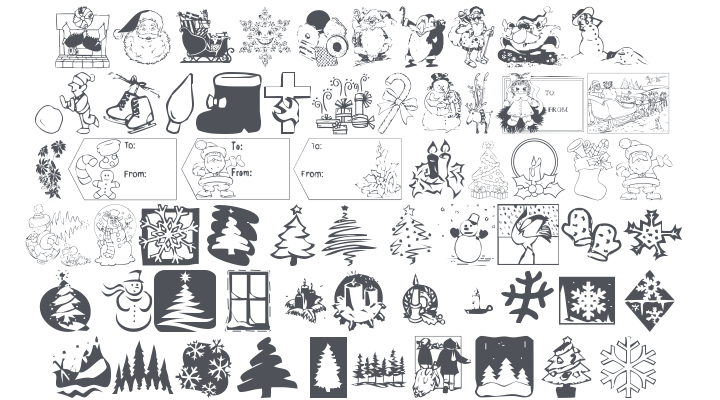 KR Christmas 2001 Font