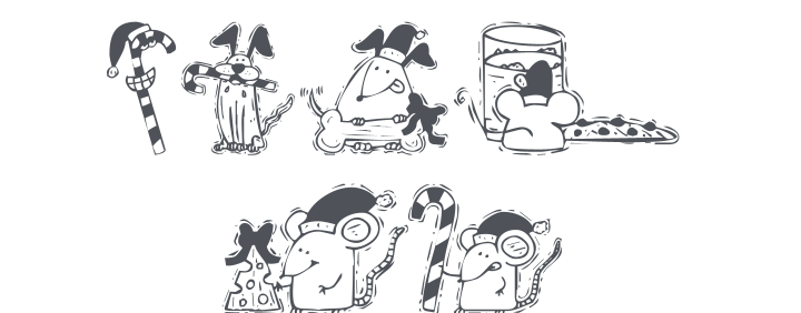 KR Christmas 2002 Dings 3 Font