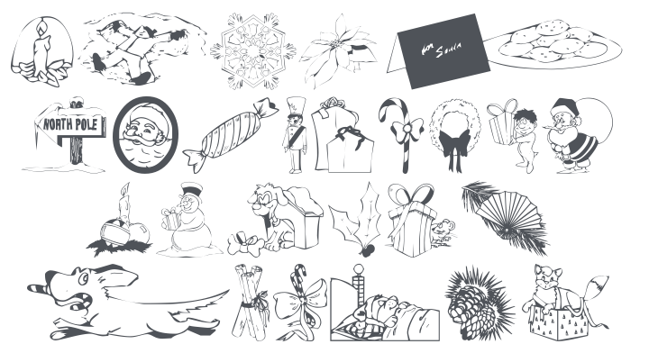 KR Christmas 2002 Dings 4 Font