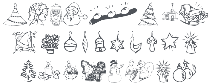 KR Christmas Dings 2004 Two Font