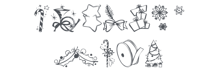 KR Christmas Jewels 2005 5 Font