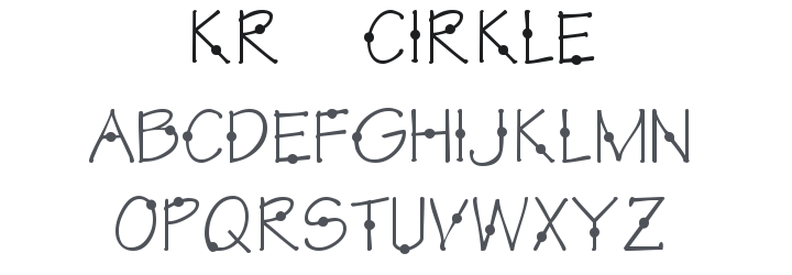KR Cirkle Font