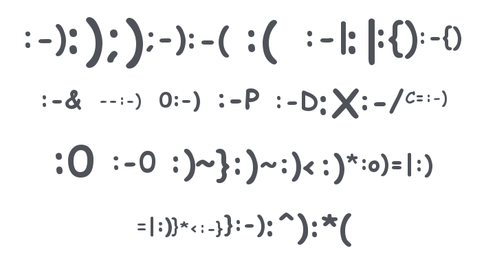 KR Deb's Emoticons Font