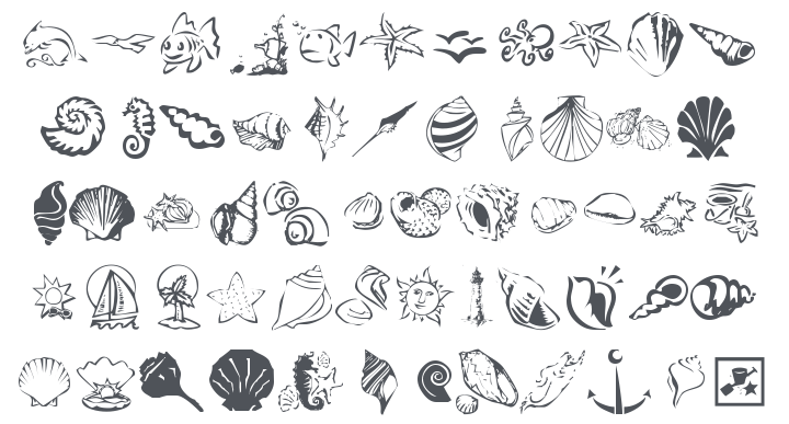KR Down By The Sea Font