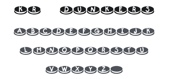 KR Dunkers Font