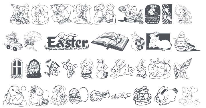 KR Easter 2003 Font