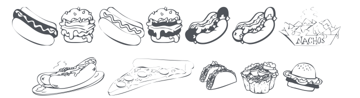 KR Fast Food Font