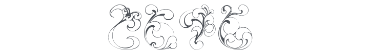 KR Fleur Flair 1 Font
