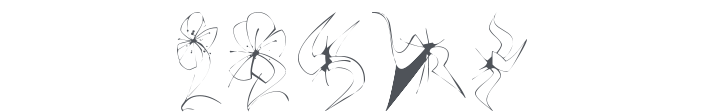 KR Fleur Flair 3 Font