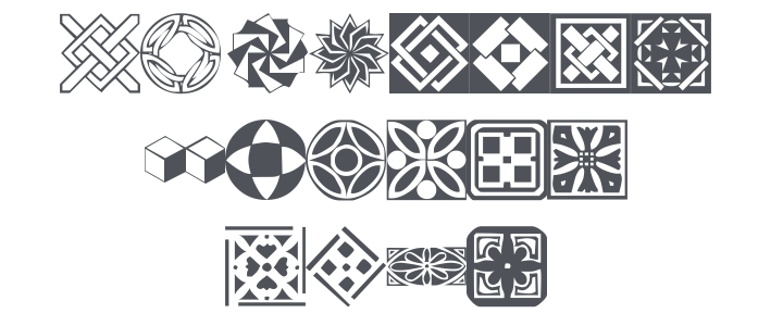 KR Fleurish Deco Font