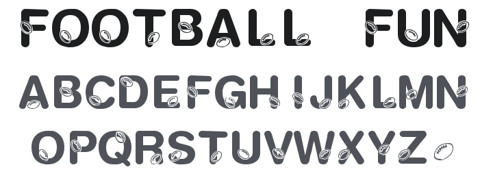 KR Football Fun Font
