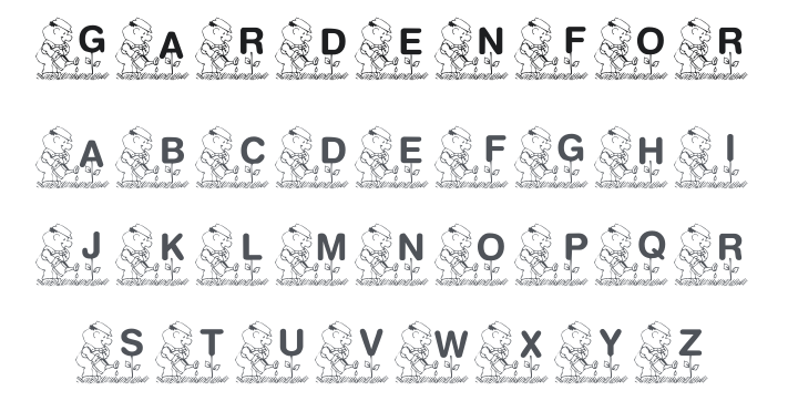 KR Garden for Sue Font
