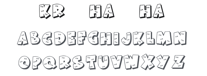 KR Ha Ha Font