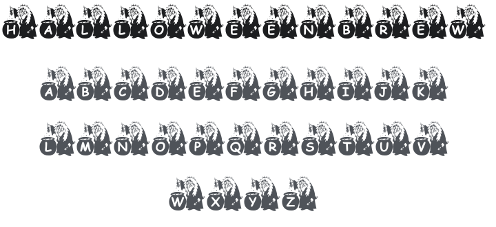 KR Halloween Brew Font