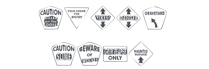 KR Halloween Signs Two Font