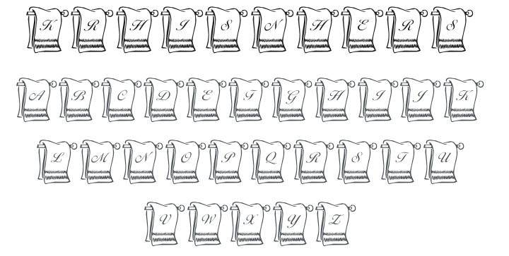 KR His N Hers Font