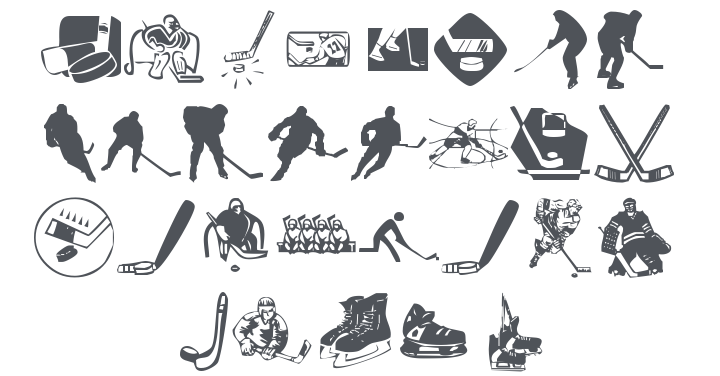 KR Hockey Dings Font