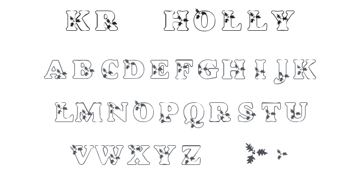 KR Holly Font