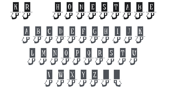 KR Honest Abe Font