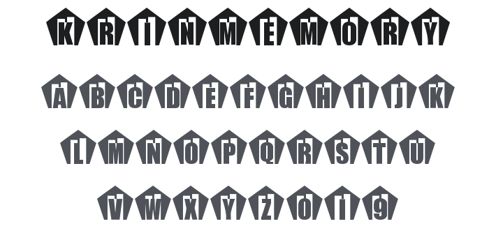 KR In Memory Font