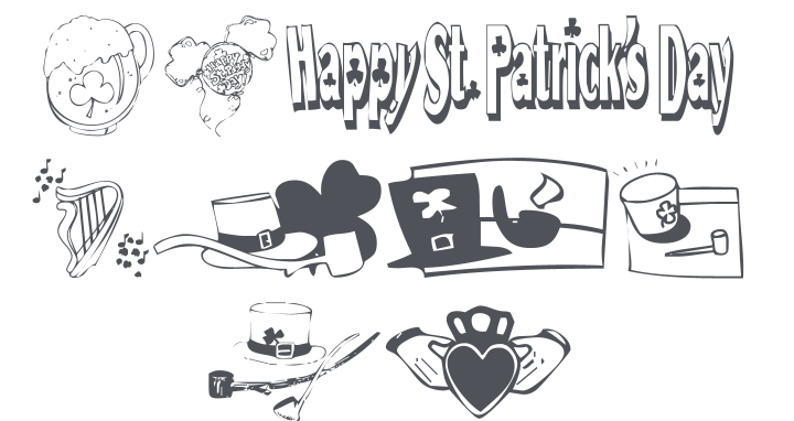 KR Irish Kat 5 Font