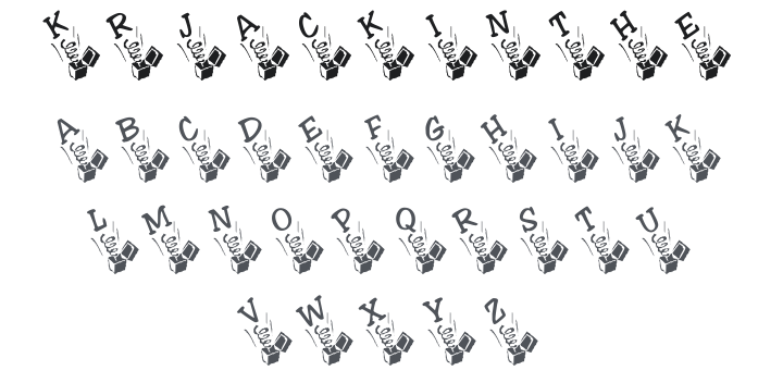 KR Jack In The Box Font