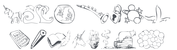 KR Katlings Fourteen Font