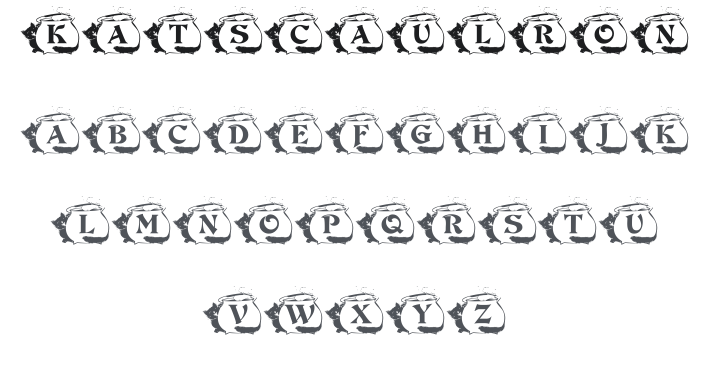 KR Kat's Caulron Font