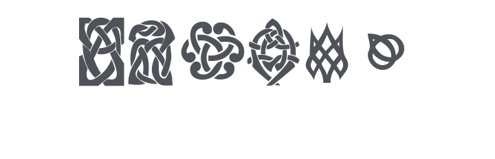 KR Keltic Six Font
