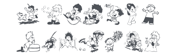 KR Kidlets Font