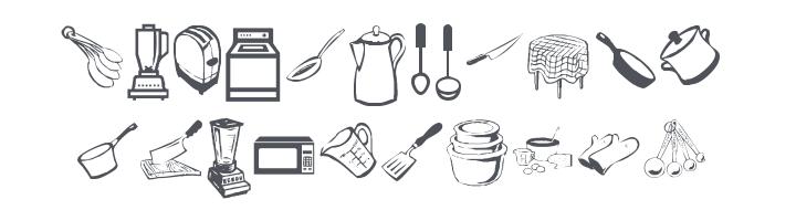 KR Kitchen Dings Font