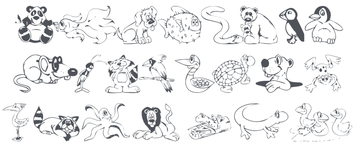 KR Lil Buddies Font