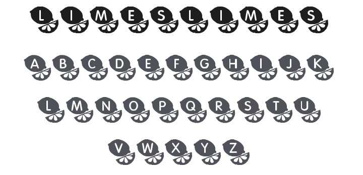 KR Lime's Limes! Font