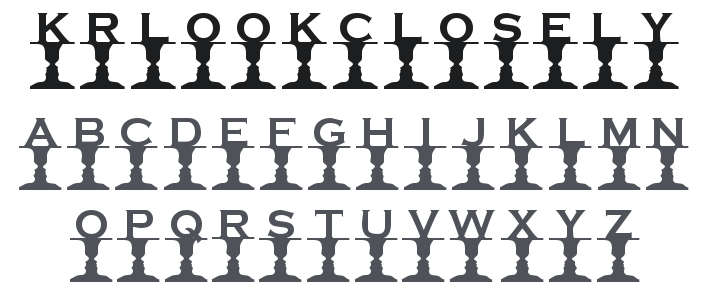 KR Look Closely Font