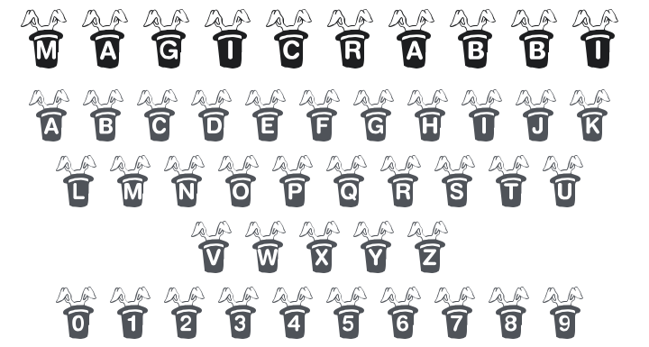 KR Magic Rabbit Font