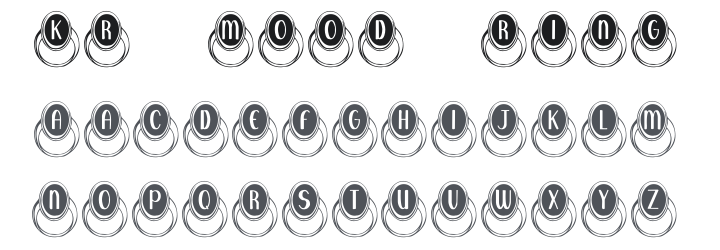 KR Mood Ring Font