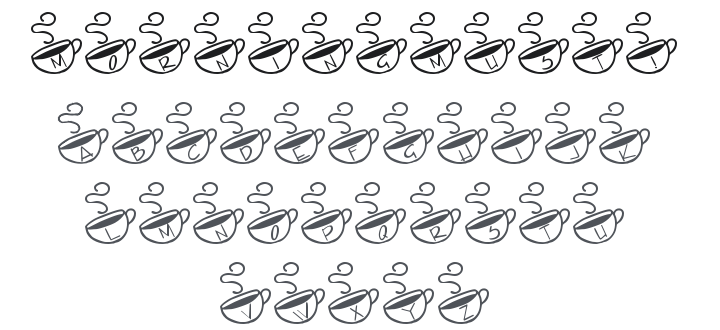 KR Morning Must! Font
