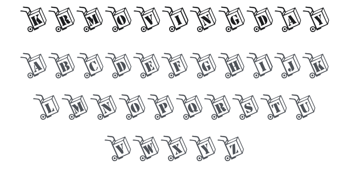 KR Moving Day Font