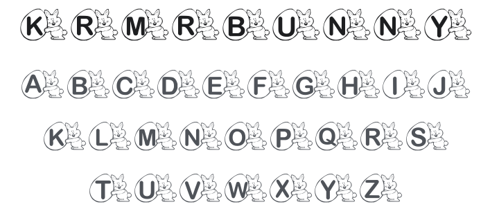 KR Mr. Bunny Font