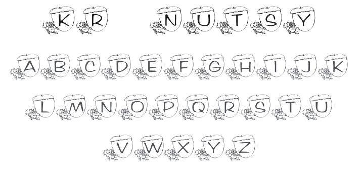 KR Nutsy! Font