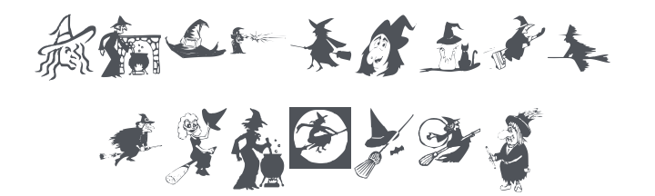 KR Oh Witchy Poo! Font
