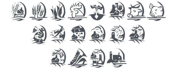 KR On The Farm Font