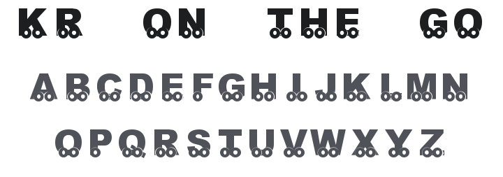 KR On The Go Font