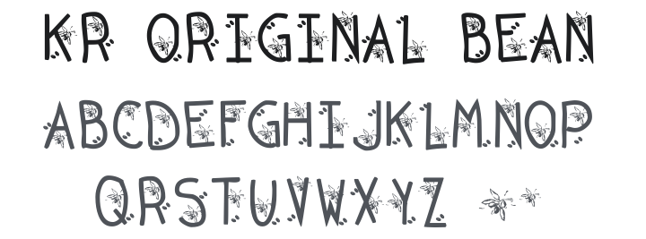 KR Original Bean Font